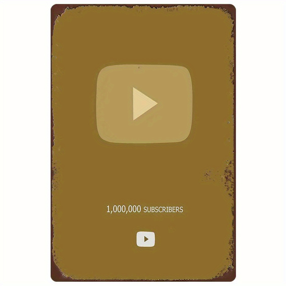 علامة معدنية ريترو 2D مسطحة يو - مراجعة Office Youtuber وسعره