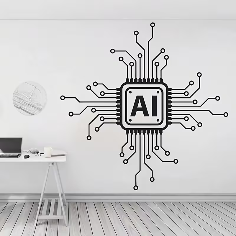 ملصق جداري من الفينيل بتصميم ل - مراجعة Tech Office Wallpaper وسعره